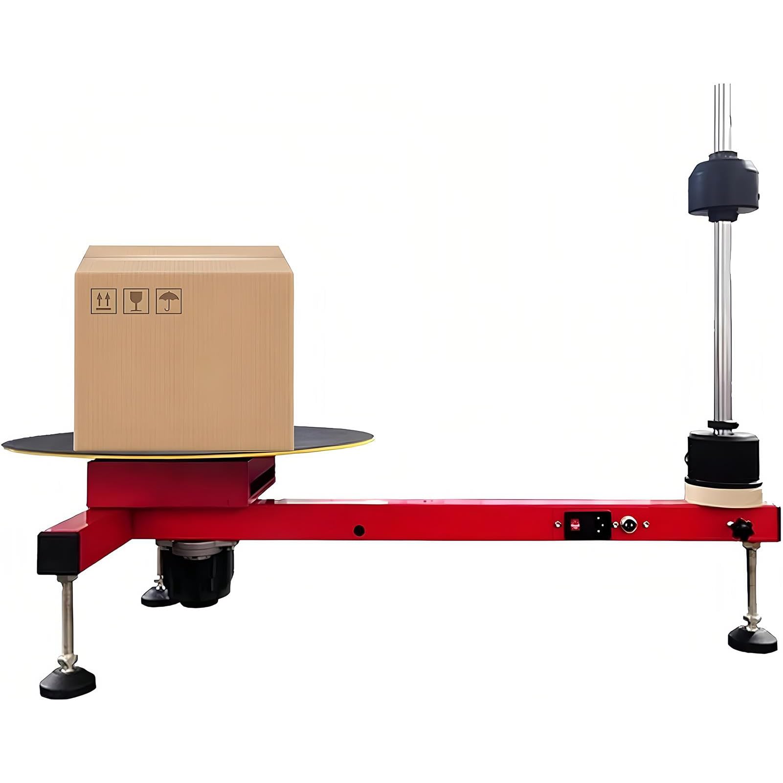 Eoweiot Stretch Film Dispenser Wrapping Machine, Electric Stretch Film Wrapping Bench, Film Dispenser Wrap,Stretch Film Packing Machine (Basic)