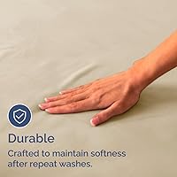 Vista 261 de Sábana encimera de bolsillo profundo, más suave que el algodón egipcio, 1 sábana encimera para colchón tamaño Queen