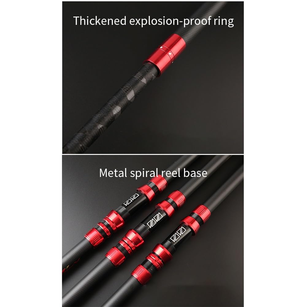 best carbon fishing rod – TUJISEK Carbon Sea Rod Telescopic Casting Fishing ...