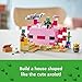 Lego Minecraft The Axolotl House 21247 Building Toy Set, Creative Adventures at a Colorful Underwater Base, Includes a Diver Explorer, Dolphin, Drowned and More, Minecraft Toy for 7 Year Old Kids