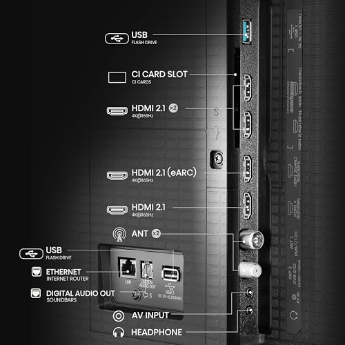 Hisense 100U7Q Fernseher 100 Zoll, 4K Mini LED ULED, Smart TV, Hi-View AI Engine Pro, 165Hz Game Mode Ultra, FreeSync Premium, Built in Subwoofer, Dolby Vision IQ Atmos, Airplay[2025]