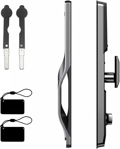 Miniatura 7 de Sophies Cerradura de puerta inteligente con cámara, cerraduras inteligentes Wi-Fi totalmente automáticas con reconocimiento facial 3D, cerradura de