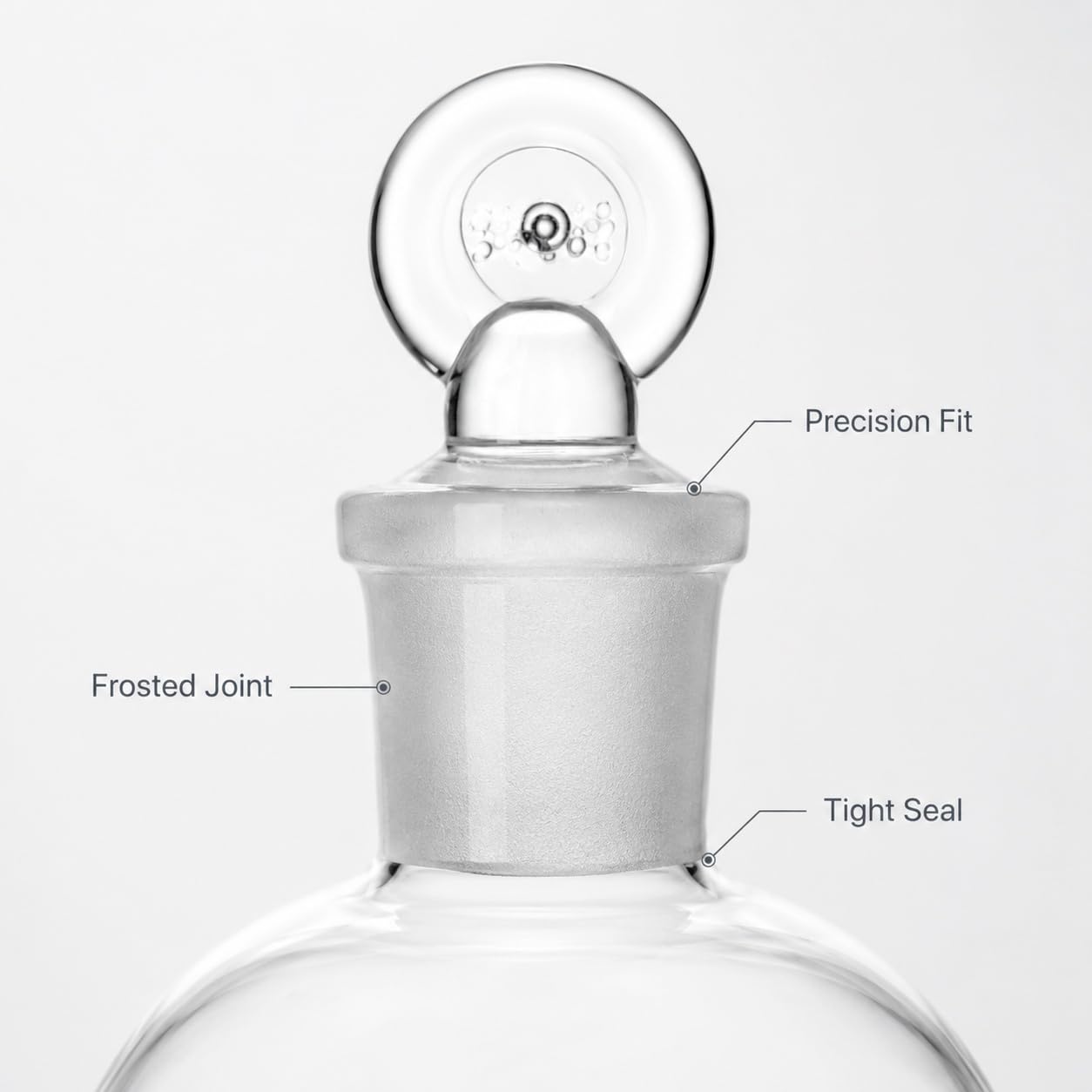 Embudo Decantación Vidrio Borosilicato Llave Cristal Matraz Lab-10000ml 29/32