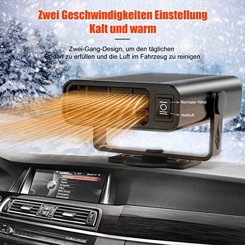Auto Heizung , Auto Heizlüfter, 2 In 1 Schnell S Defroster, 150 W, 12 V, Tragbare Heizung Auto