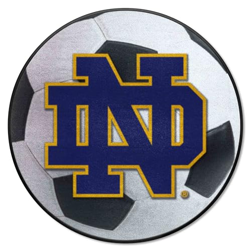 Fanmats 4419 Notre Dame Fighting Irish Nylon Soccer Ball Rug