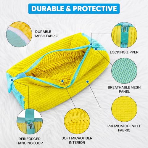 Shoe Washing Bag 2Pcs with Care Kit