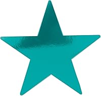 Vista 18 de Beistle Paquete de 24 recortes de estrellas doradas de aluminio, decoraciones de fiesta para celebraciones festivas, suministros de noche