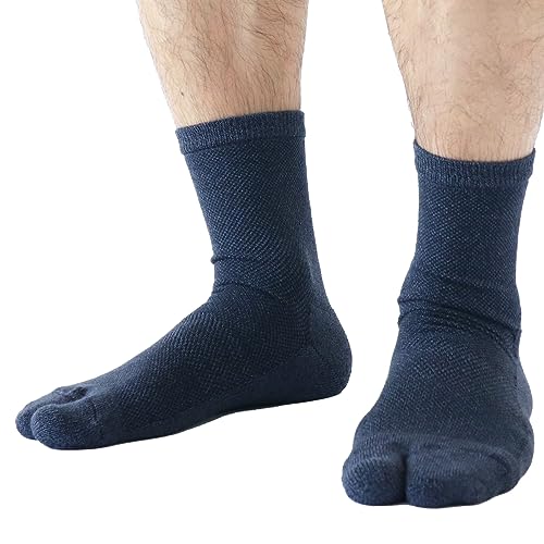Kinuya Japan Tabi Socks Silk and Cotton Toe Socks Tabi Geta Socks, Japanese Style, Made in Japan, for Unisex