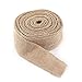Produktbild Juteband Sackleinen Jutestoff Stoffrolle Jute Wickelstreifen für DIY Handwerk Vintage Hochzeit Zuhause Dekor (5cmx 10m)