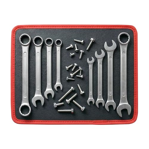 Magnetic Tool Mat for Tools PVC Flexible Magnetic Mat 50 LBS Icon Magnets Tool Mat and Tray Holder Magnetic Tool Holder for Garage Workshop and Auto Repair Tools 12.7 x 9.6