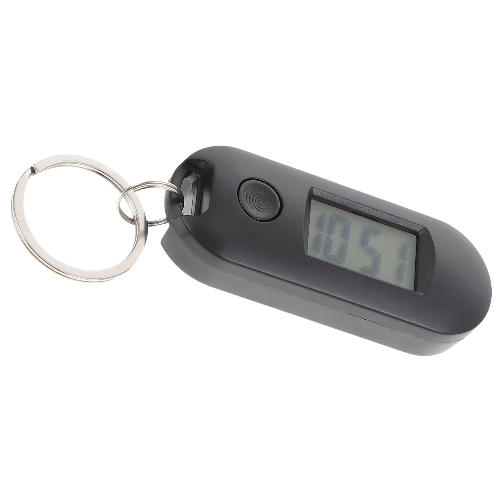 POPETPOP - Reloj de enfermera, llavero, reloj digital, reloj de bolsillo, llavero, reloj de enfermera, bolso colgante para médico, estudiante, negro