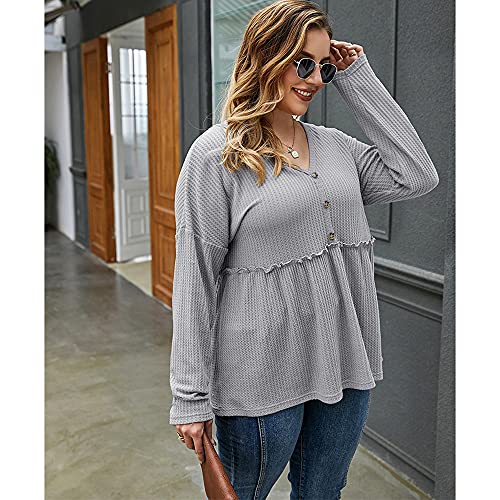 Pull col en V ample style décontracté pour week-end printanier - 5