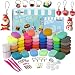 TEMONING Modeling Clay Set, 50 Colors Air Dry Clay with Tools and Big Model Book, Accessories Set, 27 Ounce, Big Gift Box 11.8 x 10.8 x 2 Inches