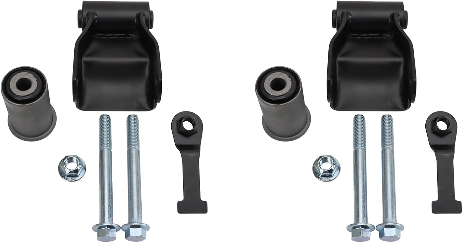 TRQ Rear Rearward Leaf Spring Shackle Compatible with 2003-2010 Dodge 2011-2013 Ram