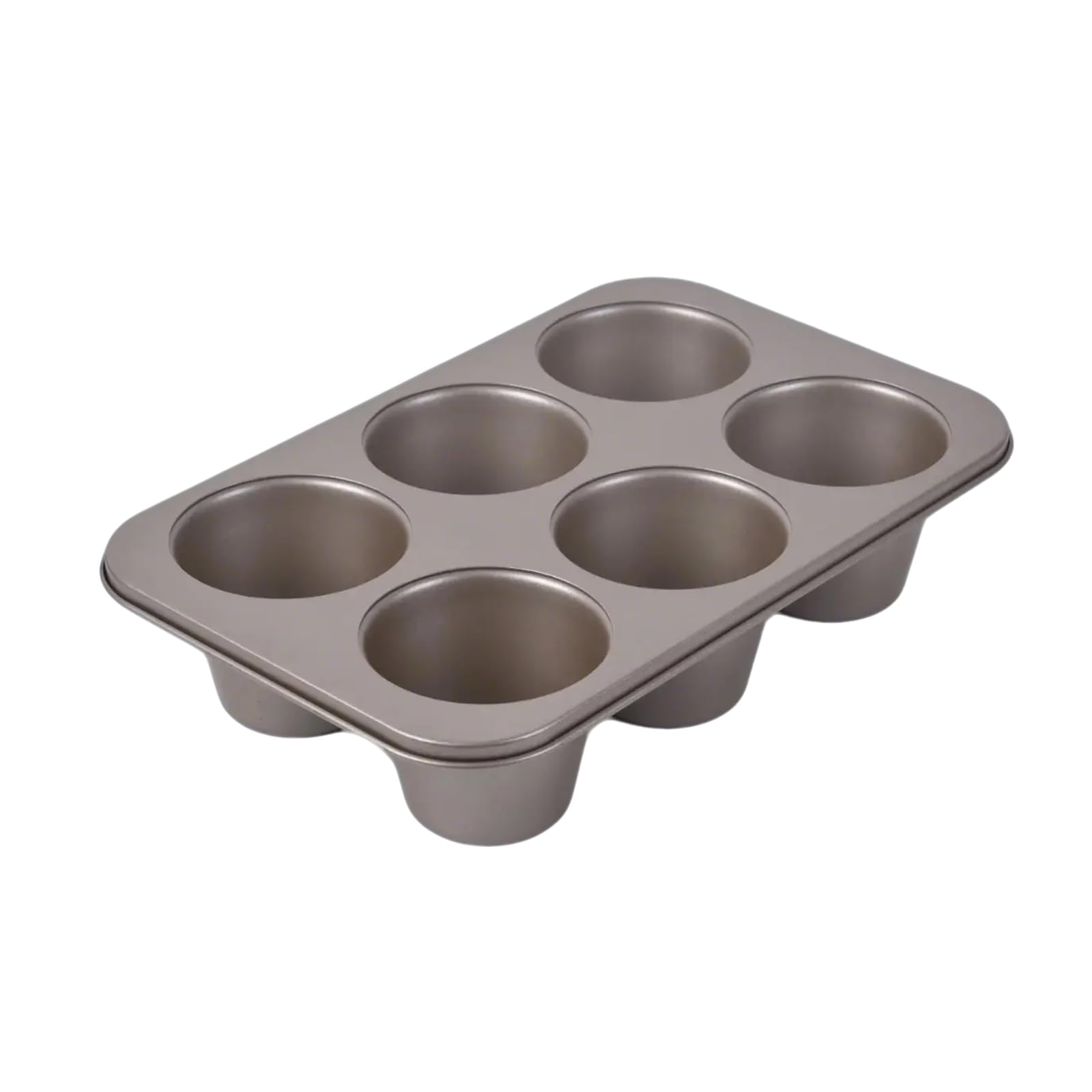 High Carbon Steel Popover Pan 6-Cavity Non-Stick Tray Mold for
