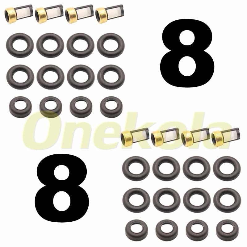 Fuel Injector Service Repair Kit Filters O rings Seals Grommets For For Honda Civic For Acura Rdx Rsx K20 K24 16450-RWC-A01 EWLKJ00429 - (Color: 20 piece set)