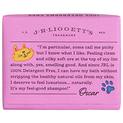 Image of J.R.LIGGETT'S Cat Shampoo Bar, Natural Cleansing Bar for Cats with Sensitive Skin, Hypoallergenic Feline Formula Gently Deep Cleans with No Essential Oils, Detergent-Free, 3.5 oz