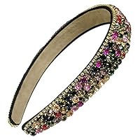 Cerchietto fascia per capelli nodo brillanti diadema archetto strass