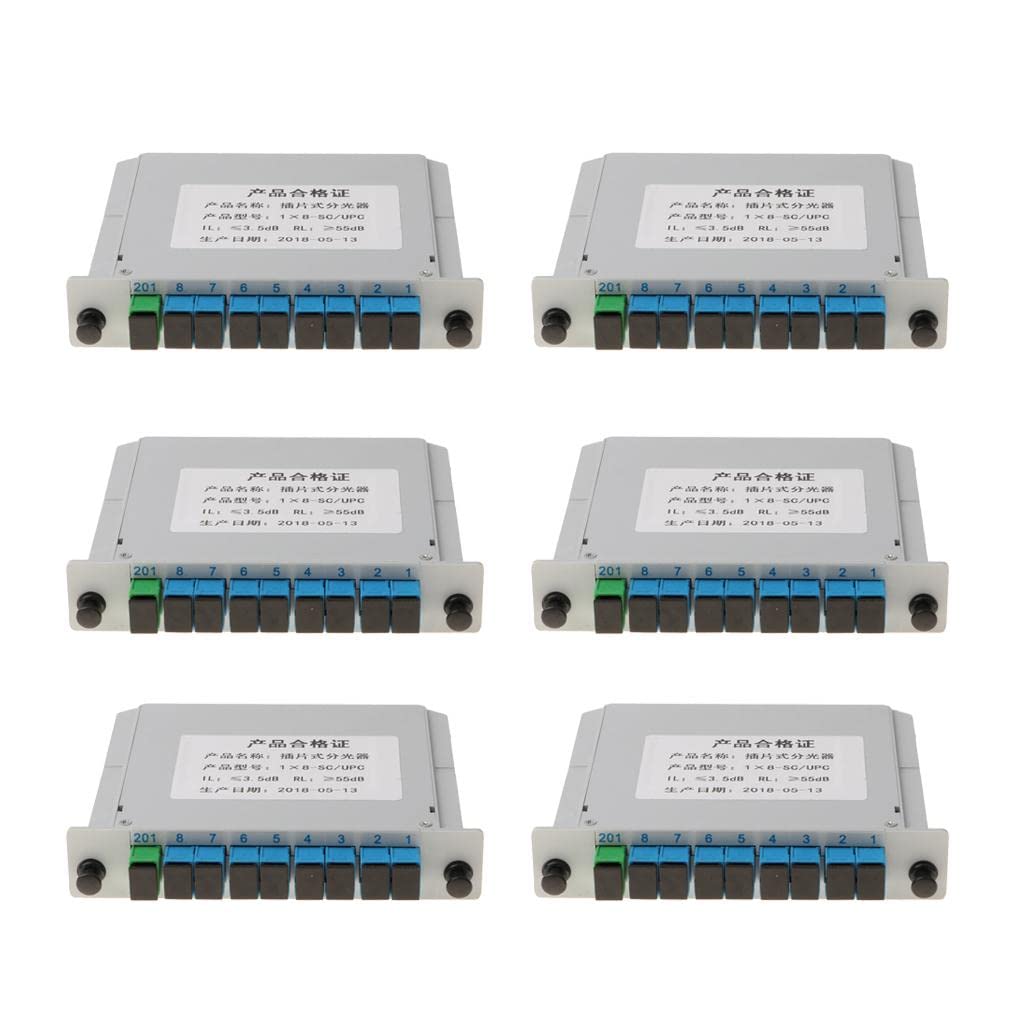 CALANDIS™ 6Pieces 1 to 8 PLC Fiber Optical FTTH Splitter Cassette Card Interface | Optical Fiber Cables | Networking Cables & Adapters | Computer Cables & Connectors-picture-11