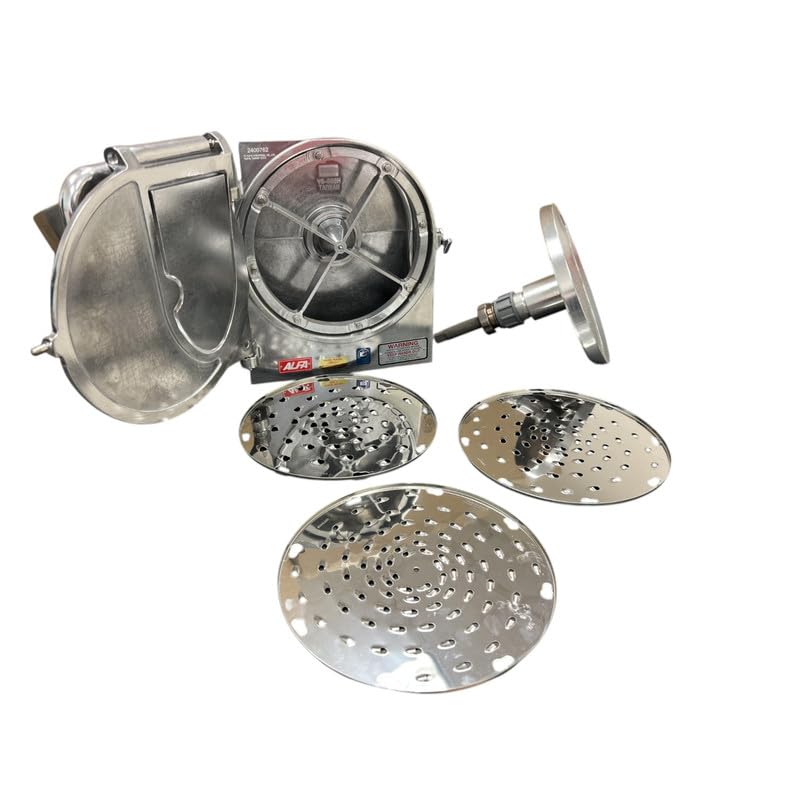 ALFA GS12 Combo Shredder and Slicer Package Set for #12 Commercial Mixers | Grater Power Attachment, Knife Assembly, Blade, and Two Disks