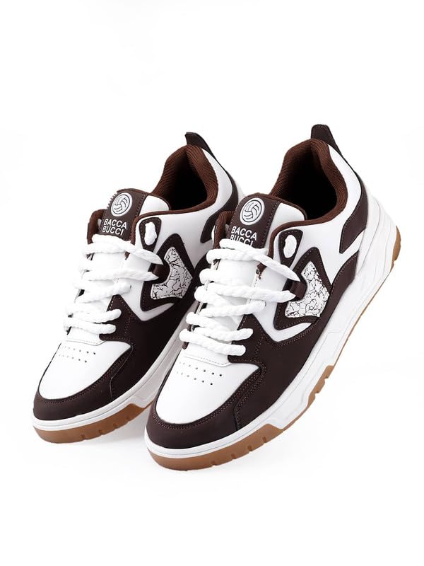 Image of Bacca Bucci Men Leather Sneaker Shoes