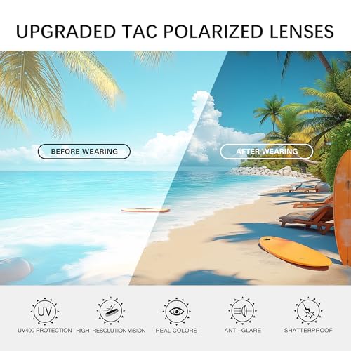 Polarized Sunglasses for Men Women, Mens Sun Glasses with UV Protection for Driving Fishing2