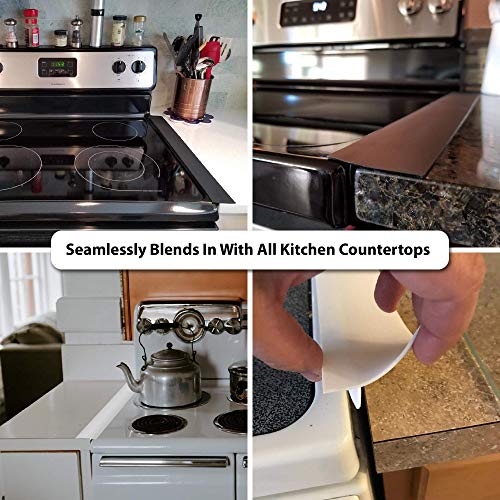 Silicone Stove Gap Covers (21 Inches, Black) - Image 2