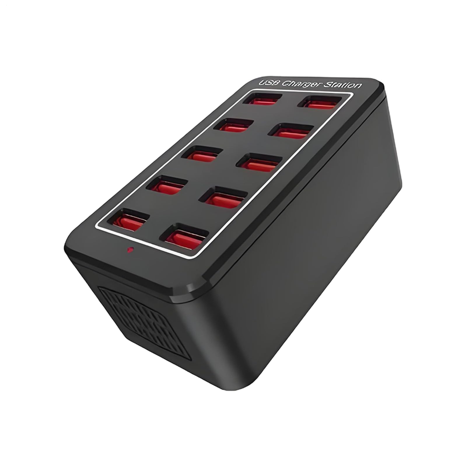Estación de carga rápida de 50W y 10 puertos USB con cable de 1.5m 8