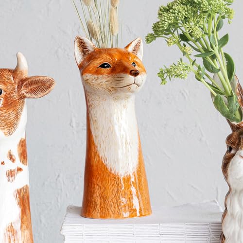 Creative Co-Op Hand-Painted Decorative Stoneware...