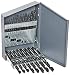 Drill America 20 Piece High Speed Steel Drill Bit Set (Wire Sizes #61 - #80), D/an Series