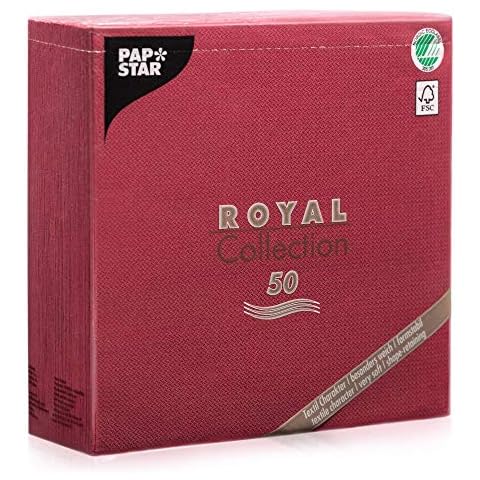 PAPSTAR 11608 Royal Collection Servilletas Burdeos Cover