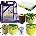 Produktbild Filter Set Inspektionspaket 5 Liter Liqui Moly Motoröl Leichtlauf High Tech 5W-40 MANN-FILTER Innenraumfilter Kraftstofffilter Luftfilter Ölfilter