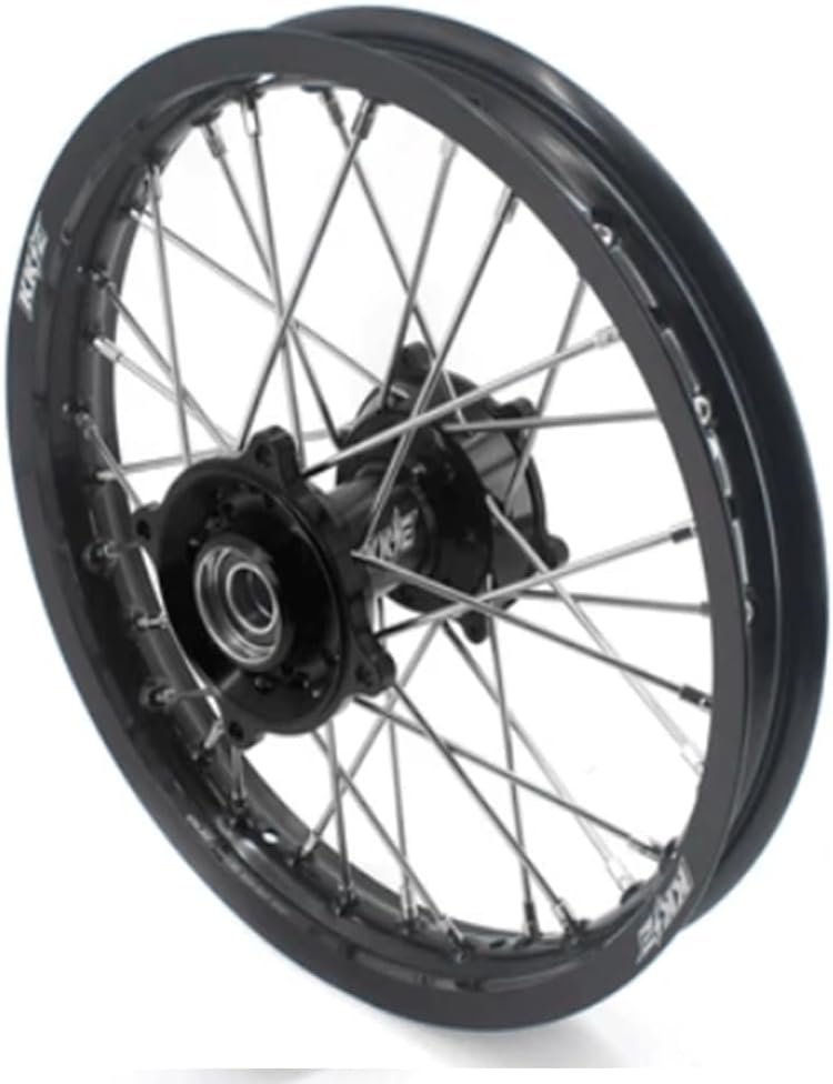 KKE 1.4 * 17” & 1.6 * 14”Big Kid's Complete Wheels Rims Compatible withKTM 85 SX 2025-2026 Husqvarna TC 85 Gas Gas MC 85 2025-2026 Mini Bike Black Hub