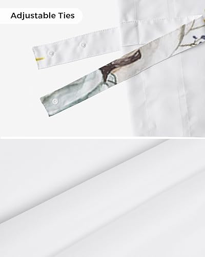 Miniatura 7 de Cortinas de otoño con cenefa de amarre para sala de estar, cenefas de calabaza para ventanas de cocina, cenefa de ventana con bolsillo para barra de