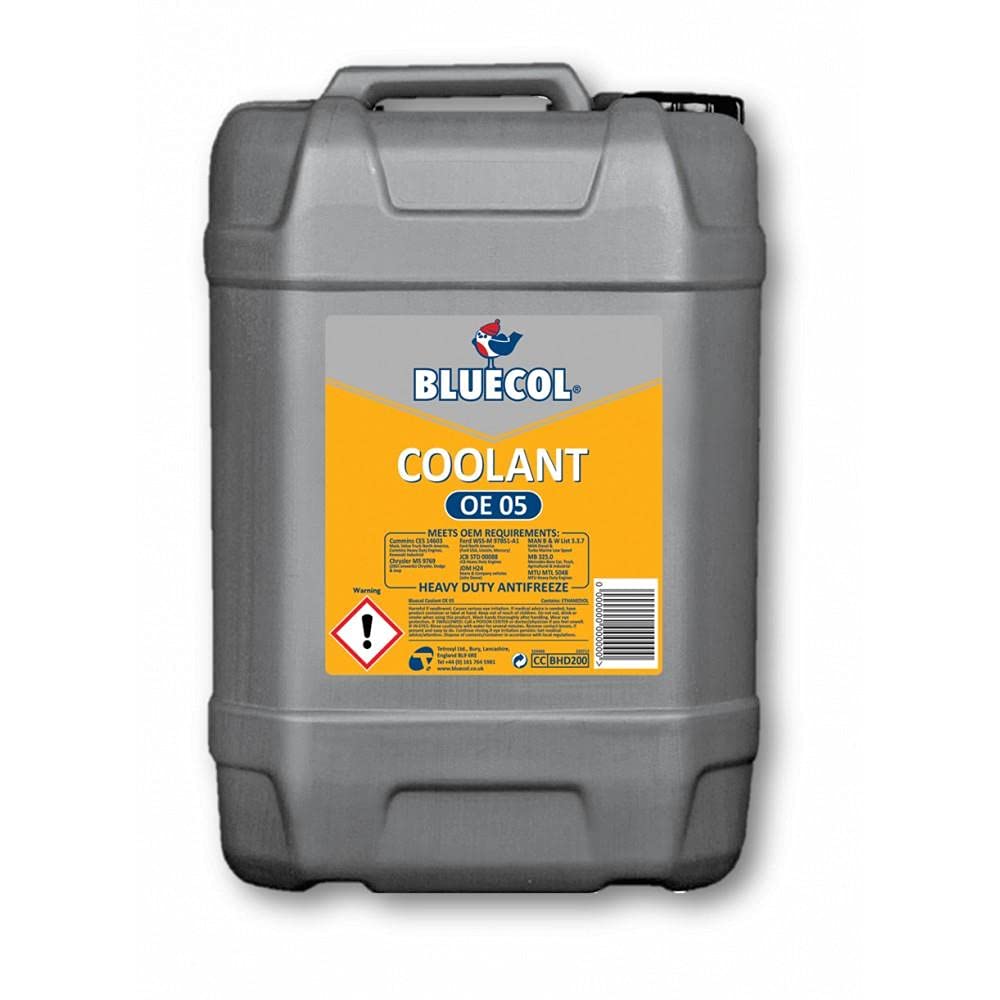 BluecolBHD200 Antifreeze & Coolant Concentrate Fluid 05 OE Quality 20L 20 Litre