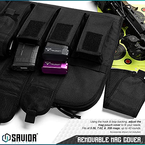Savior Equipment The Patriot 41" Single Rifle Gun Tactical Bag Soft Case - Obsidian Black #TOP2
