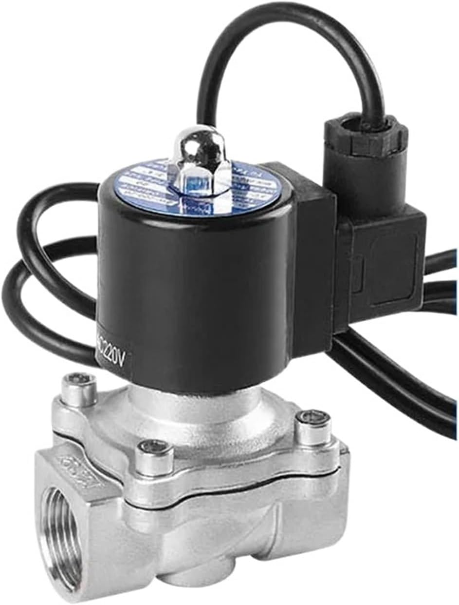 1/2“ 3/4” 1“ 1-1/4” 2" Normally Closed Fountain Solenoid Valve 230V 220V 12V 24V SS304 Valves Waterproof IP68 For Underwater(1/2",24V_EPDM-SEAL)