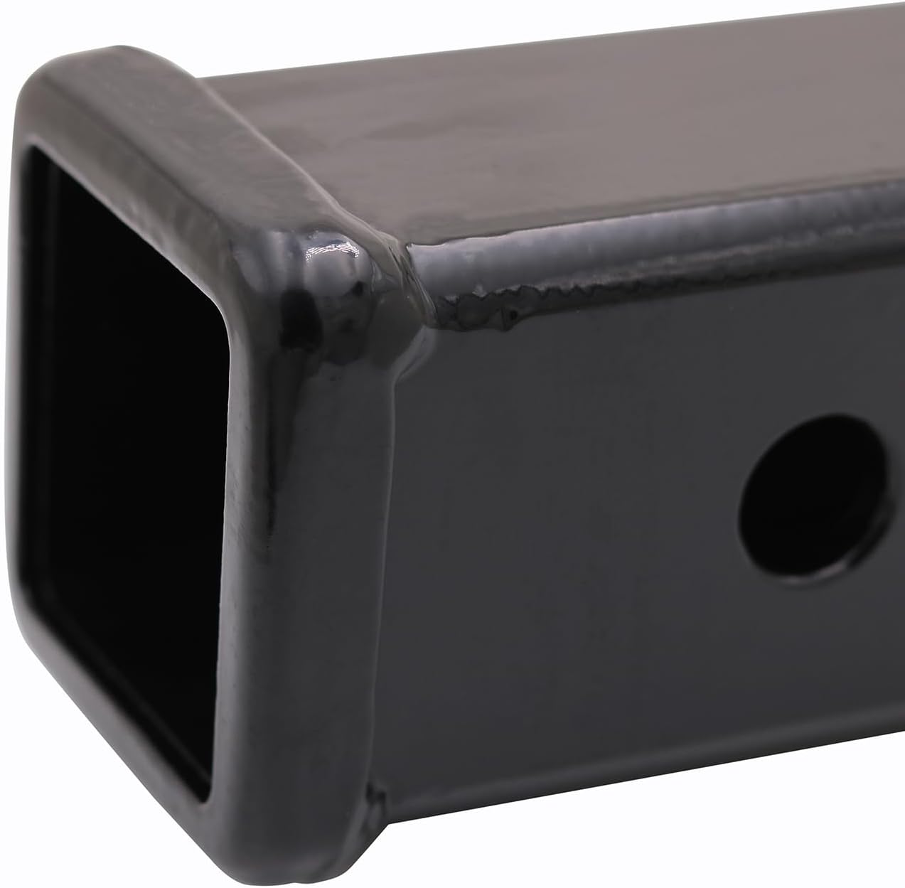 heavy duty solid shank 12 inches hitch extender with built-in reinforced iron bolt gtw 6000lbs tw 500lbs