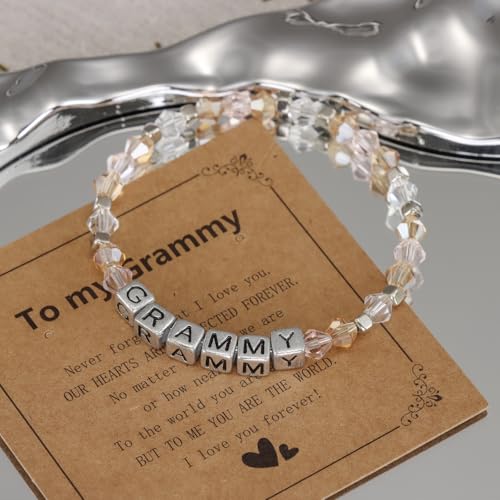 Grammy Bracelet Gifts for Women from Grandkids Best New First Time 2025 Birthday Gift for Grammy4