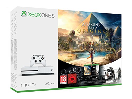 Pack Xbox One S 1 To Assassin's Creed Origins & Rainbow Six : Siege