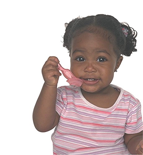 Brilliant-Babys-1st-Toothbrush-Silicone-First-Toothbrush-for-Babies-and-Toddlers-Kids-Love-Them-GreenClear-2-Count
