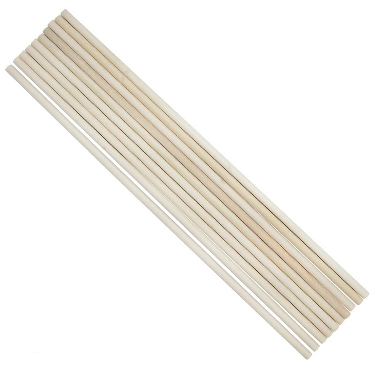 53ARTS Crafts Stick Round 6MM 12Inch 10Pcs Thin