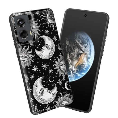 smauncucn for Moto G Stylus 5G 2024 Case,Soft TPU Slim Fashion Anti-Fingerprint Non-Slip Protective Phone Case Cover for Motorola Moto G Stylus 5G 2024 6.5 inch,Vintage Sun Moon Stars - image 1