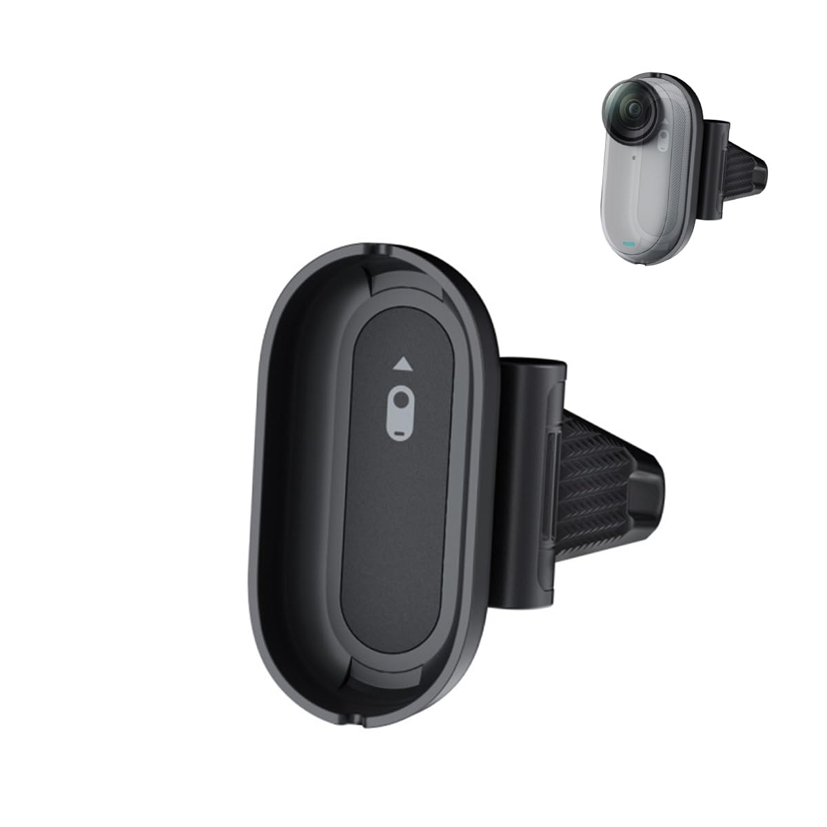 Helmhalterung für Insta360 GO 3S/GO 3 Action-Kamera-Gehäuserahmen, magnetisch, Schnellverschluss, Sportkamera-Halterung für Radfahren, Motorrad