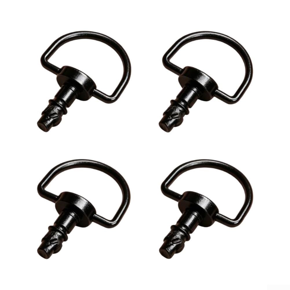 4 Clips D-Ring para acero Inoxidable 14.9mm 4 Clips D-Ring para