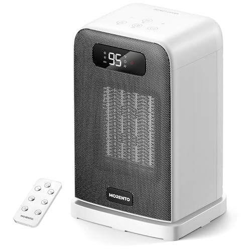 49% off - MORENTO Space Heater, Portable Space Heaters for indoor Use, Auto Temperature Control, LED Display...