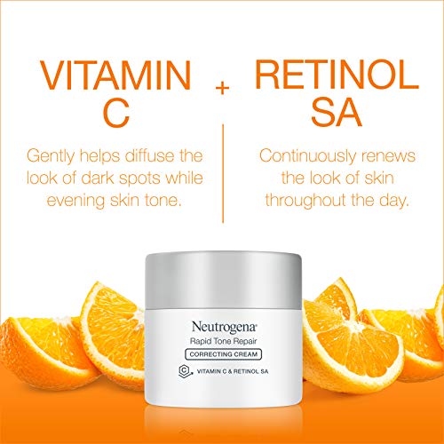Neutrogena Rapid Tone Repair Retinol + Vitamin C Correcting Cream, Tone