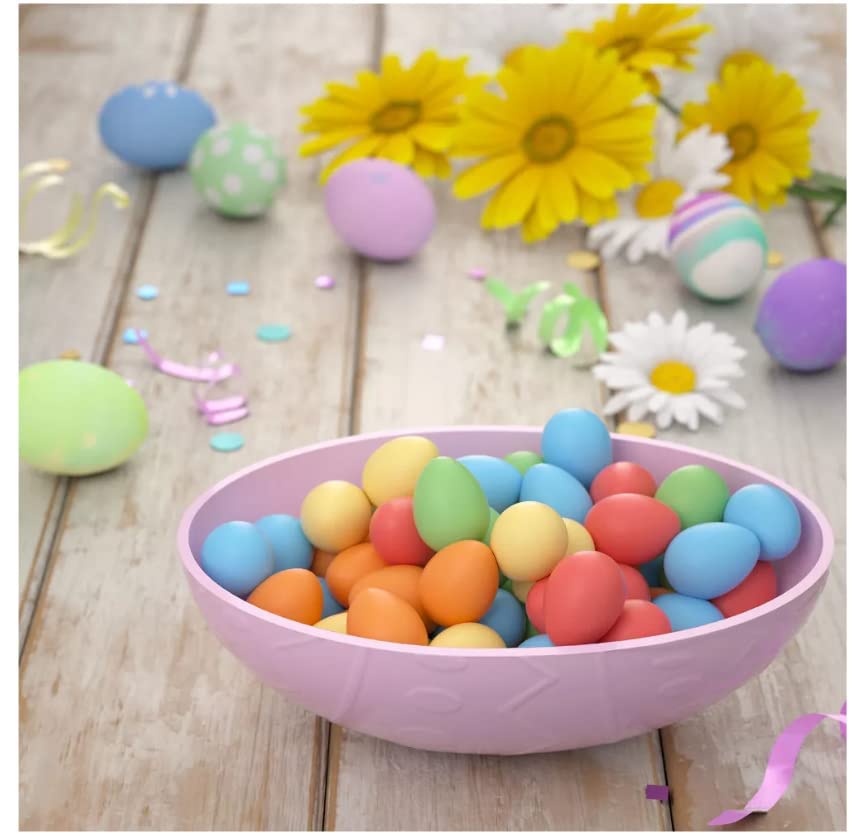 Miniatura 3 de Cadbury - Mini huevos recubiertos de caramelo de chocolate para cesta de Pascua (chocolate con leche, arcoíris, 30 onzas)