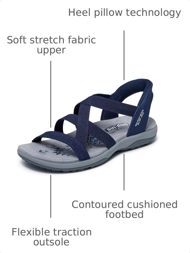 Image of Skechers Women's Reggae Slim - Stretch Flex Hands Free Slip-ins