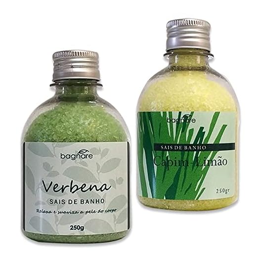 Sais De Banho Para Banheira Relaxante Capim Limão E Verbena